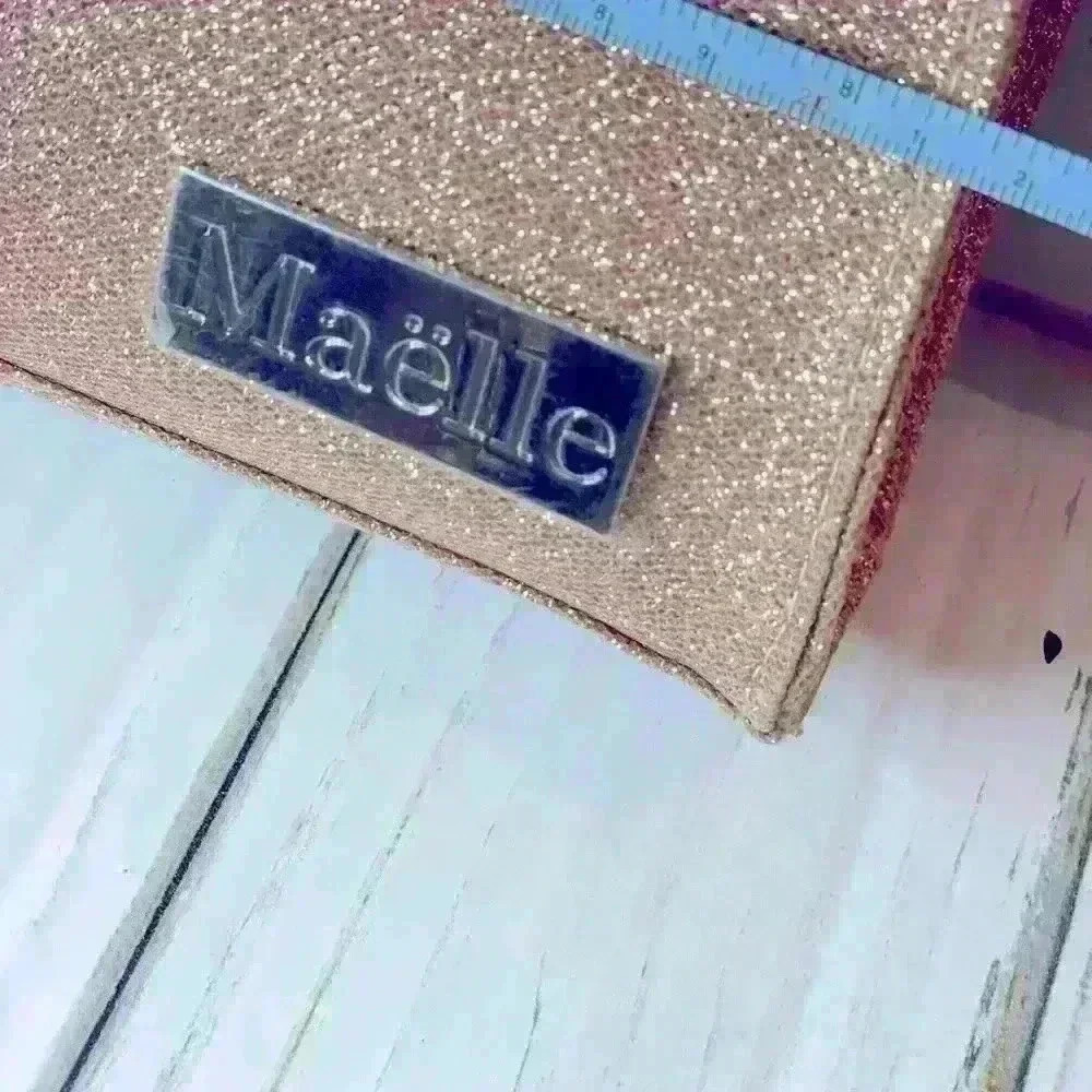 Maelle pink sparkly clutch bag makeup - Picture 2 of 4